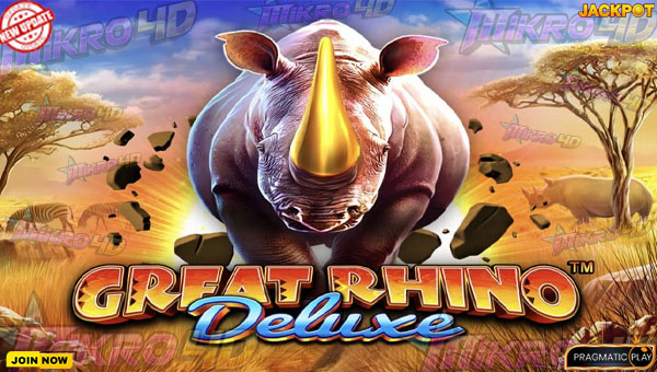 Gak Main-Main! Ini Slot Paling Gacor dengan RTP Tinggi Great Rhino Deluxe!